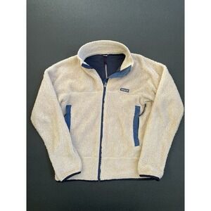Vintage Patagonia Retro-X Jacket deep pile - Oatmeal - PEF - Made In USA - 90s M